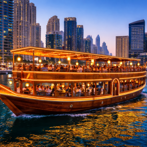 <h2>Dhow Cruise Dinner – Marina (Dubai Marina Night Cruise + Dinner)</h2>