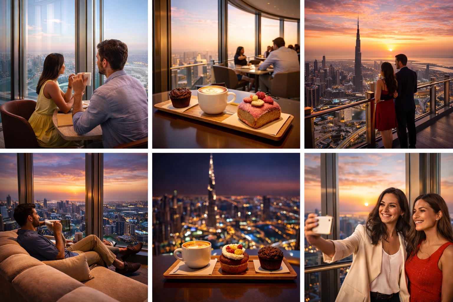 <h2>Burj Khalifa Tickets with Café Treat – Peak Hours (01:00 PM – 07:00 PM)</h2>